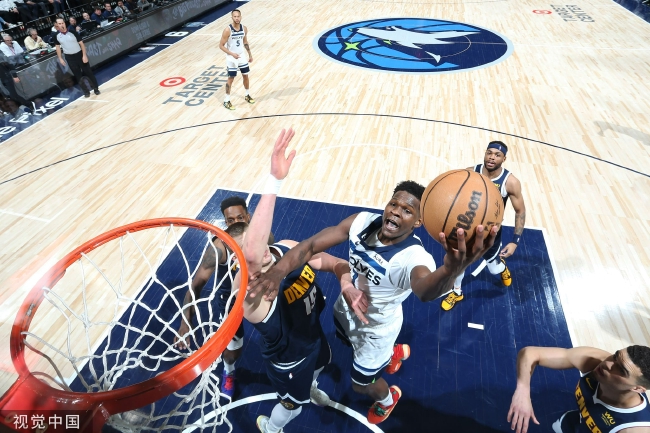  爱德华兹35分森林狼加时力克掘金队  